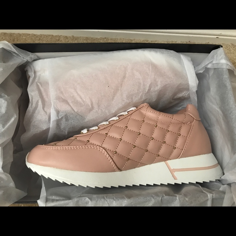 Bebe Sport Barkley Lace Up Sneakers Pink - Picture 7 of 7